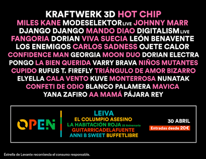 Cartel WARM UP Murcia 1 y 2 de mayo WARM UP Estrella de Levante 6 y