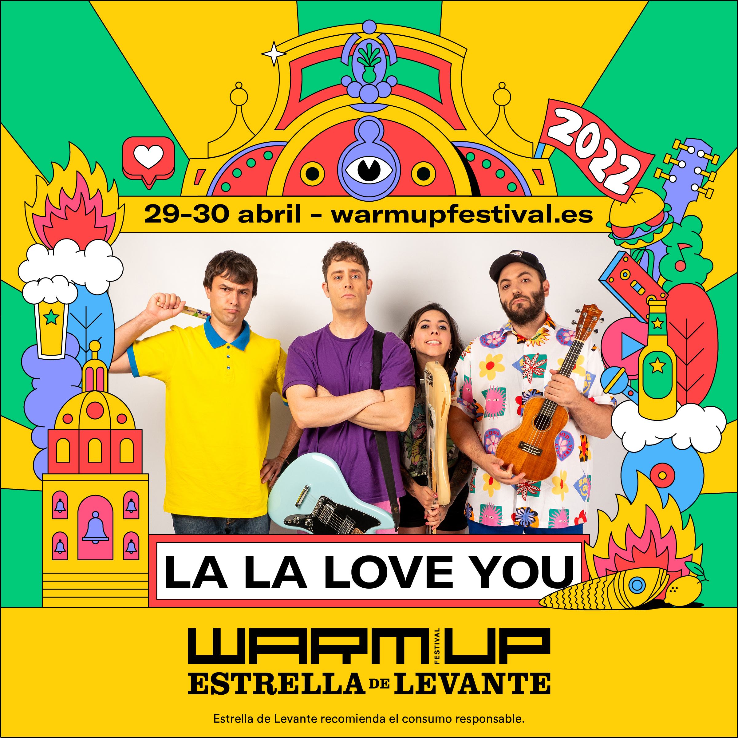 LA LA LOVE YOU WARM UP Estrella de Levante 2022