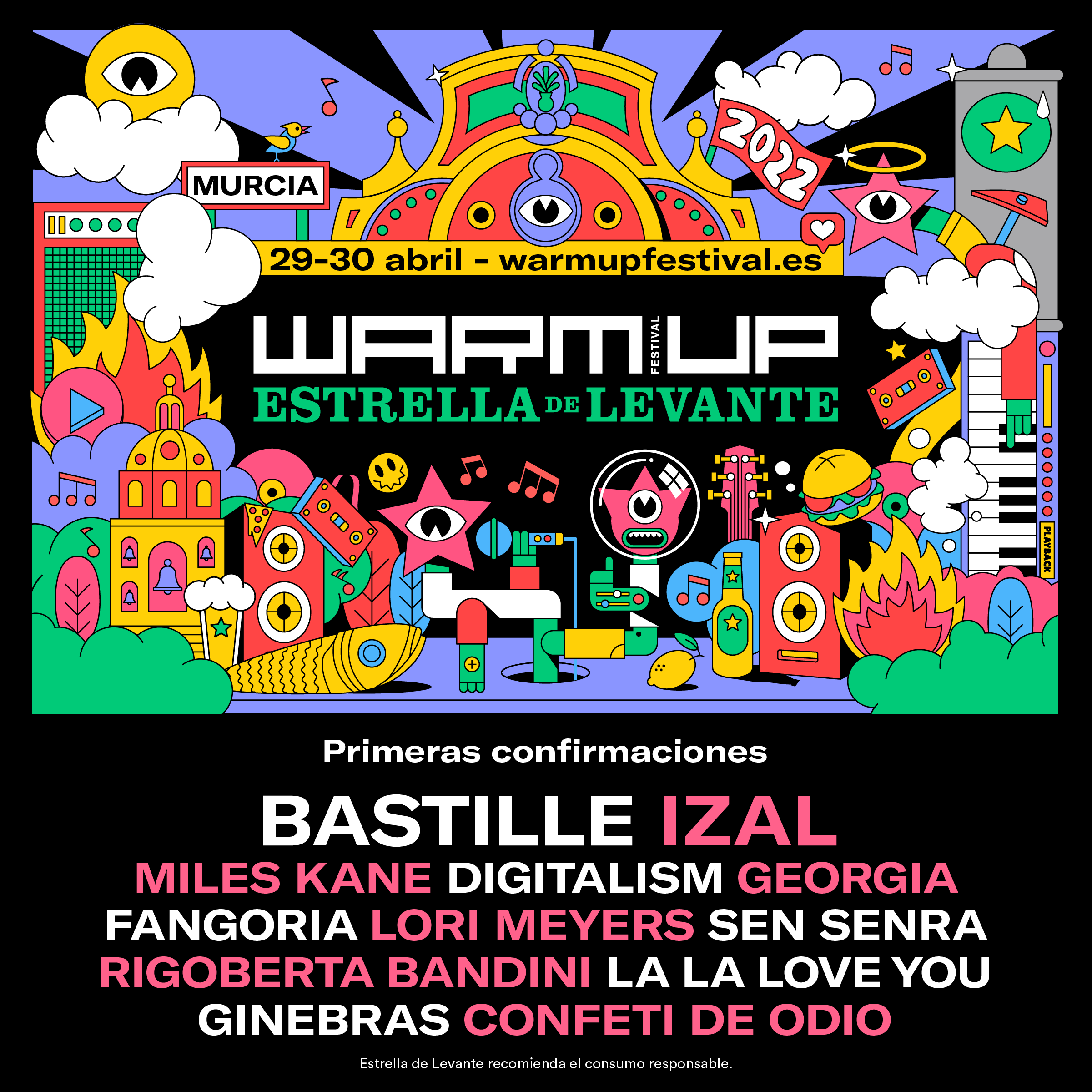CARTEL WARM UP Estrella de Levante 2022 CARTEL WARM UP Estrella de Levante 2022